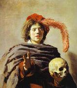 Frans Hals Youth with skull by Frans Hals oil